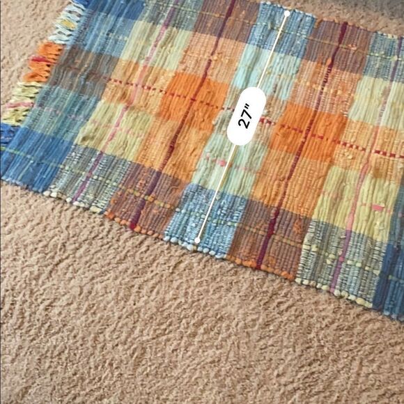 Cotton Multi-color Braided 36”x 48” Rug - Picture 4 of 5